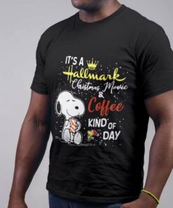 Snoopy It’s A Hallwark Christmas Movies and Coffee Kind Of Day T-shirt Peanuts