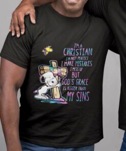 Snoopy Jesus God I’m a Christian T-shirt Peanuts