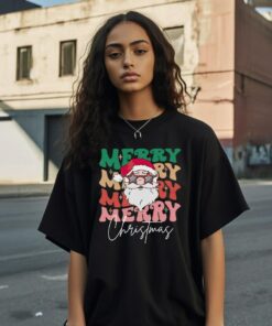 So Merry Christmas Santa Claus Wearing Bling Glass Sweatshirt Funny Unique Xmas Gift