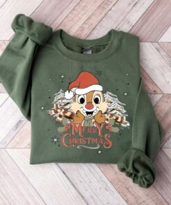 So Merry Christmas Squirrel Disneyland Sweatshirt Cute Unique Xmas Gift