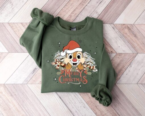 So Merry Christmas Squirrel Disneyland Sweatshirt Cute Unique Xmas Gift