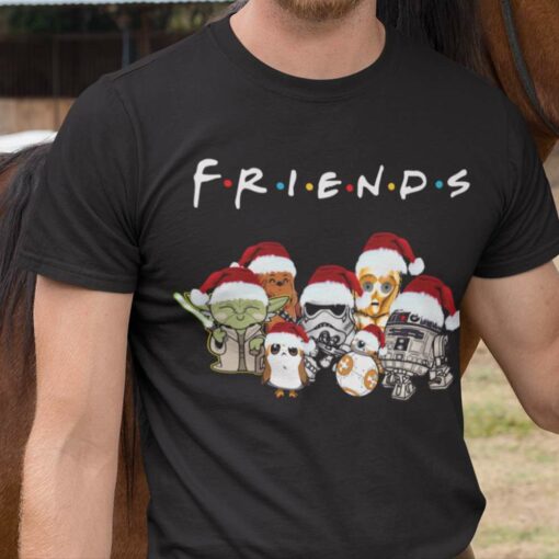 Star War Character Friends Christmas Shirt