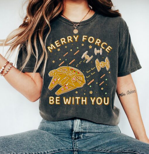 Star Wars Christmas Merry Force Be With You Cookies Sweatshirt Unique Xmas Gift