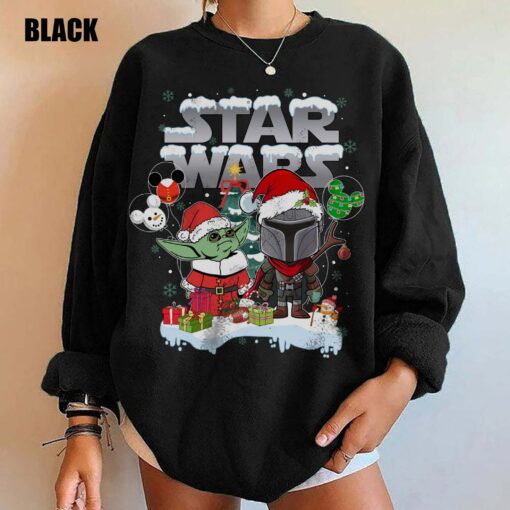 Star Wars Dath Vader Christmas Baby Yoda Sweatshirt