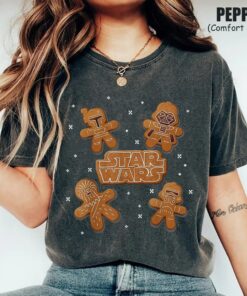 Star Wars Gingerbread Cookie Darth Vader Stormtrooper Boba Fett Christmas Sweatshirt Lovely Unique Xmas Gift