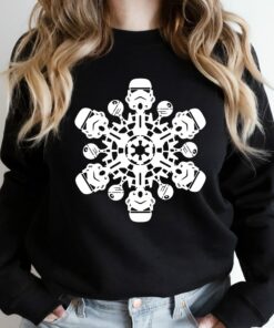 Star Wars Stormtrooper Christmas Snowflake Graphic Cool Sweatshirt Unique Xmas Gift