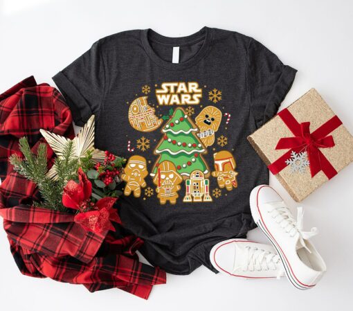 Star Wars Stormtrooper Gingerbread Cookies Christmas Darth Vader Xmas Sweatshirt Unique Gift