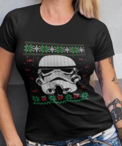 Stormtrooper Christmas Black Tee Star Wars