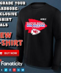 Super Bowl New Orleans Feb 9 2025 Chiefs Logo shirt 3