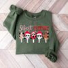 Sweet Creepmas Christmas Horror Movie Characters Sweatshirt