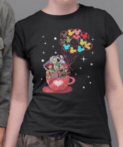 Tea Cup Balloon Christmas T-shirt Toy Story