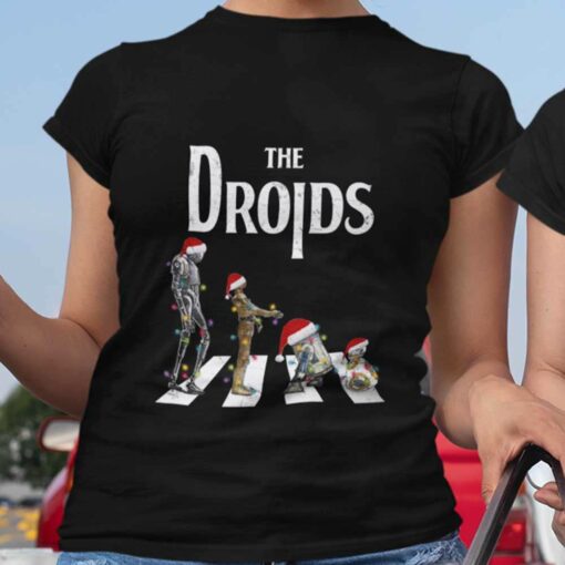 The Droids Walking Funny Christmas T-shirt