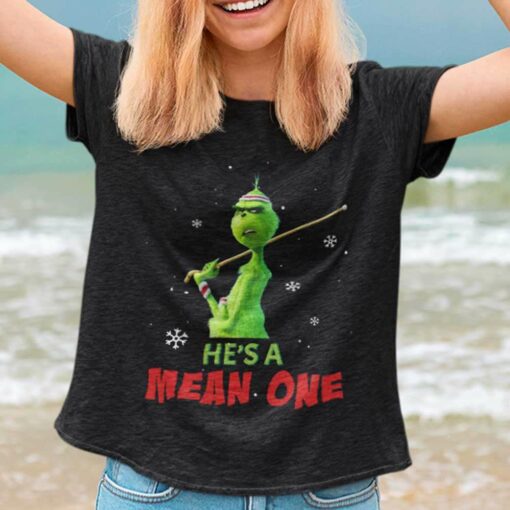 The Grinch He’s A Mean One Christmas T-shirt