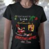 The Grinch Santa Claus I Just Want To Hallmark Christmas All Day Christmas T-shirt
