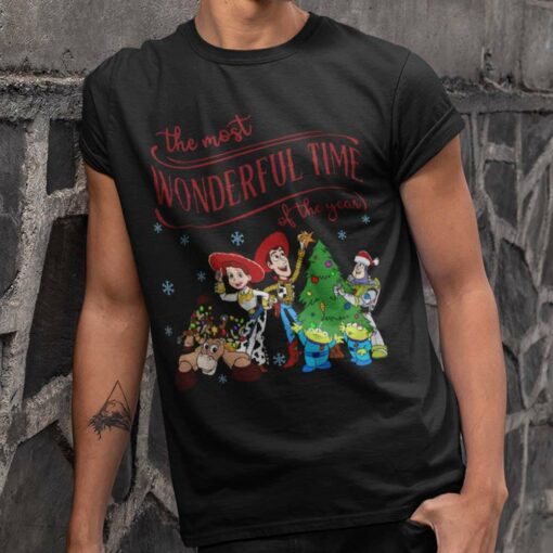 The Most Wonderful Time Of The Year Christmas T-shirt Toy Story