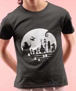 The Nightmare Before Christmas Character Silhouette T-shirt