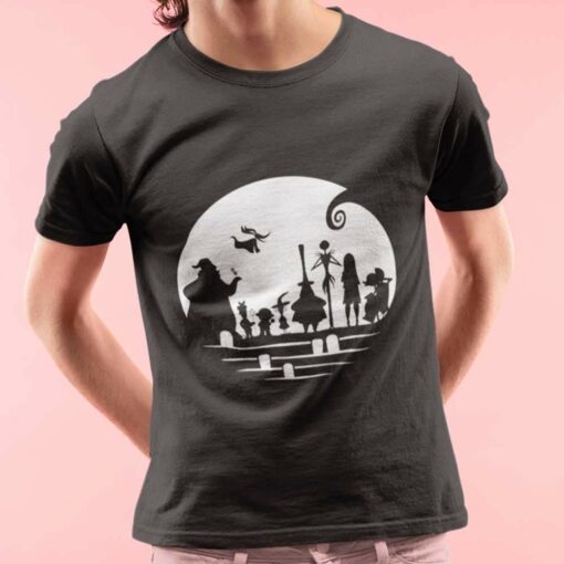 The Nightmare Before Christmas Character Silhouette T-shirt