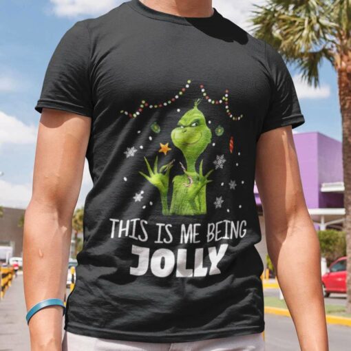 This Is Me Being Jolly Christmas T-shirt The Grinch