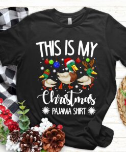 This Is My Christmas Pajama Funny Christmas Cute Duck Sweatshirt