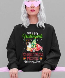 This Is My Hallmarks Christmas Movie Watching Black Shirt