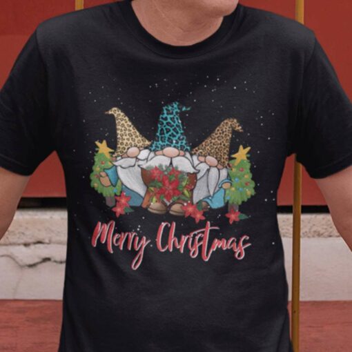 Three Gnomes Merry Christmas Christmas Shirt