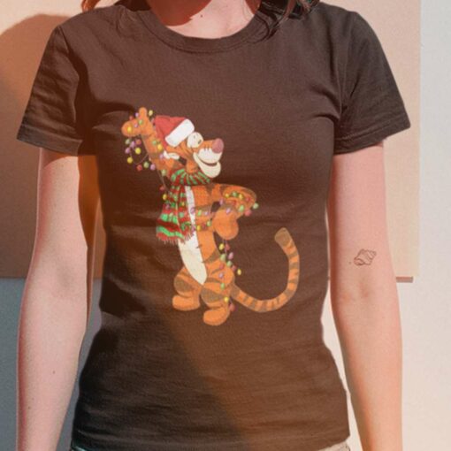 Tigger Winnie The Pooh Christmas T-shirt