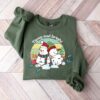 Tipsy And Bright Funny Snowman Sweatshirt