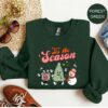 Tis The Season Christmas Cute Retro Holiday Sweatshirt