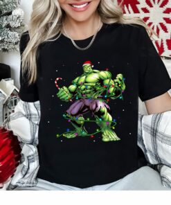 Ugly Marvel Avengers Incredible Hulk Christmas Lights Sweatshirt Unique Xmas Gift