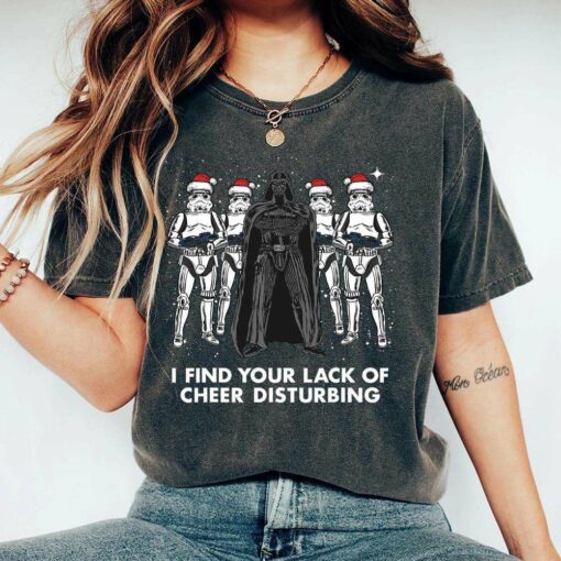 Vader Trooper Lack Cheer Christmas T-Shirt Star Wars