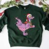 Very Merry Xmas Santa Figment Dragon Lights Christmas Sweatshirt