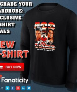 Vintage 500th Games John Gibson Anaheim Ducks shirt 3