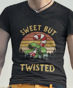 Vintage Candy Christmas Sweet But Twisted Tee