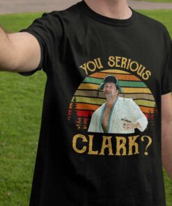 Vintage Cousin Eddie You Serious Clark Christmas T-shirt