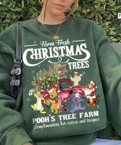 Vintage Disney Winnie Pooh Farm Fresh Sweatshirt Christmas Gift