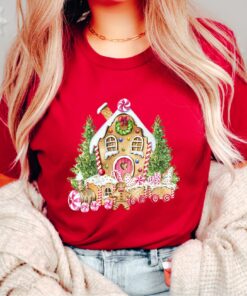 Vintage Gingerbread Cookies House Christmas Sweatshirt