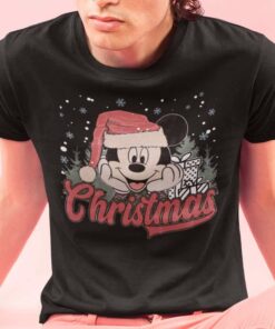 Vintage Mickey Chistmas T-shirt Disney