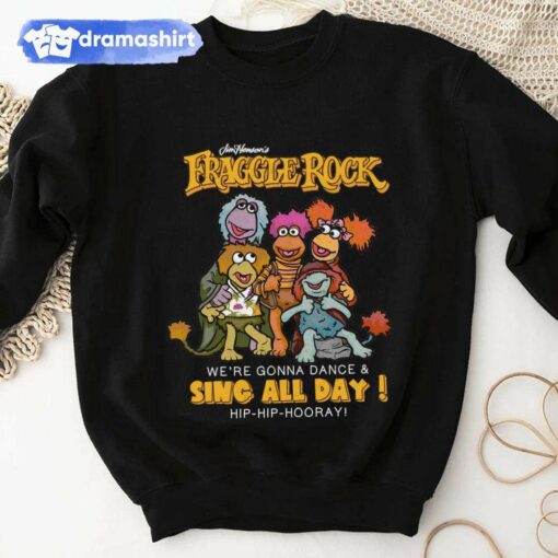 We’re Gonna Dance & Sing All Day Christmas Sweatshirt Fraggle Rock