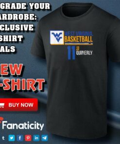 West Virginia Mountaineers Basketball JJ Quinerly 11 shirt West Virginia Mountaineers Basketball JJ Quinerly 11 shirt