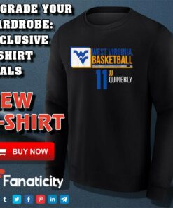 West Virginia Mountaineers Basketball JJ Quinerly 11 shirt 3