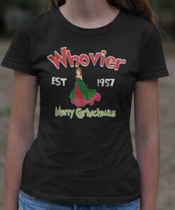Whovier Est 1957 Merry Grinchmas T-shirt
