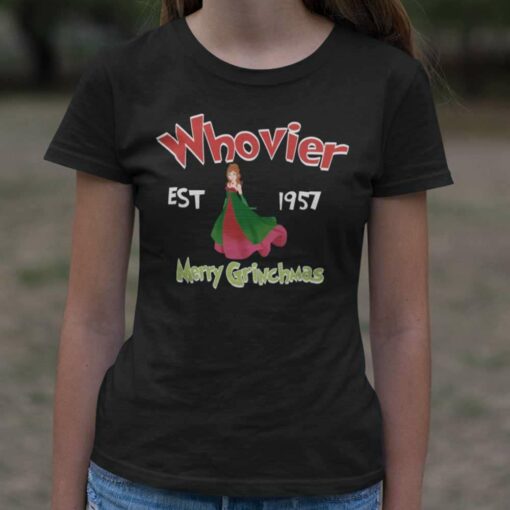 Whovier Est 1957 Merry Grinchmas T-shirt