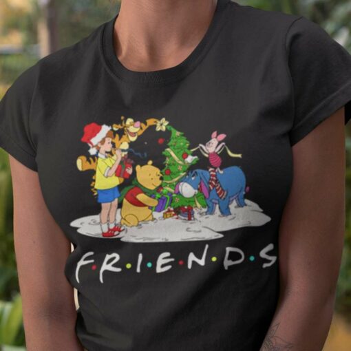 Winnie The Pooh Friends Christmas Shirt