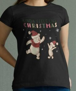 Winnie The Pooh Piglet Kinda Feels Like Christmas T-Shirt Disney