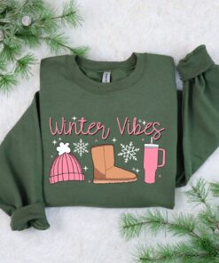 Winter Vibes Bougie Boojee Sweatshirt Basic But Unique Xmas Gift