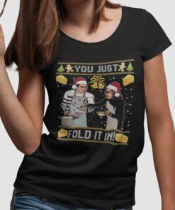 You Just Fold It In Christmas T-shirt Schitt’s Creek
