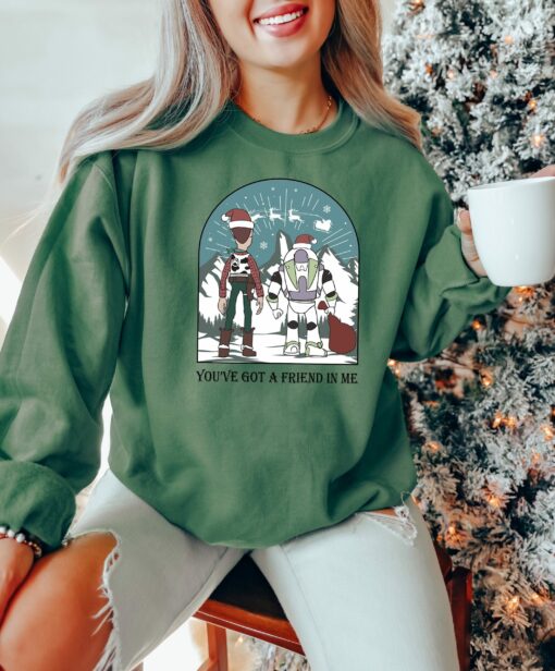 You’ve Got A Friends In Me Toy Story Disneyland Toy Story Christmas Sweatshirt