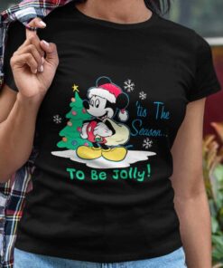 tis The Season To Be Jolly Mickey Christmas T-shirt