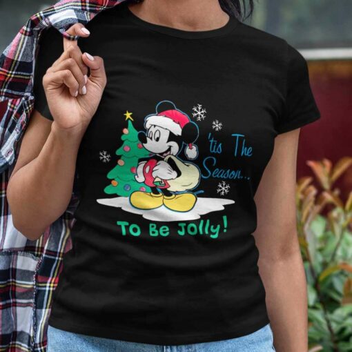 tis The Season To Be Jolly Mickey Christmas T-shirt