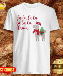 Awesome Fa La La La La La La Llama Christmas Shirt Awesome Fa La La La La La La Llama Christmas Shirt